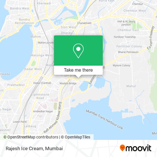 Rajesh Ice Cream map