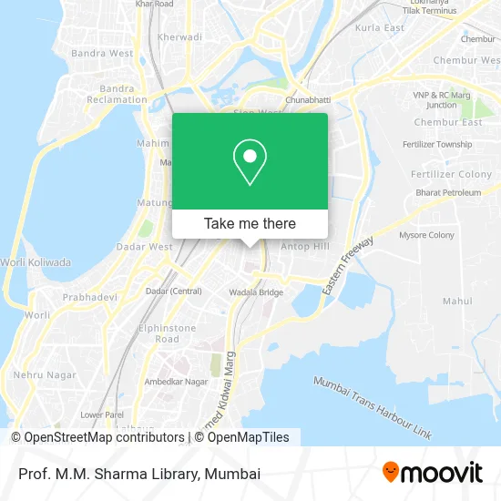 Prof. M.M.Sharma Library map