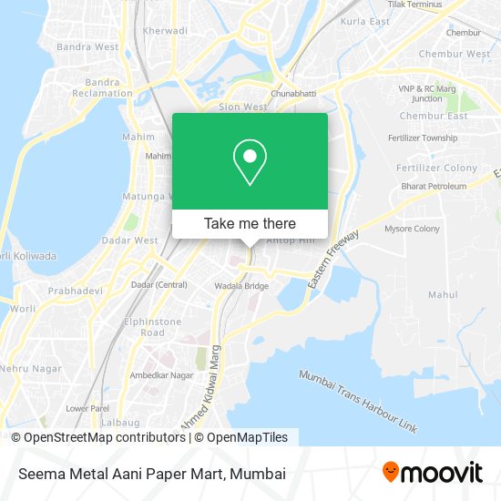 Seema Metal Aani Paper Mart map