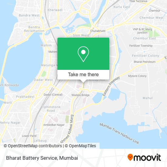 Bharat Battery Service map