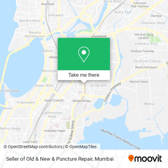 Seller of Old & New & Puncture Repair map