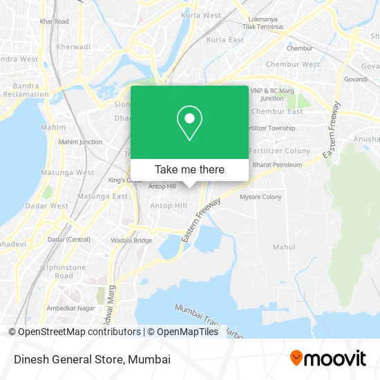 Dinesh General Store map