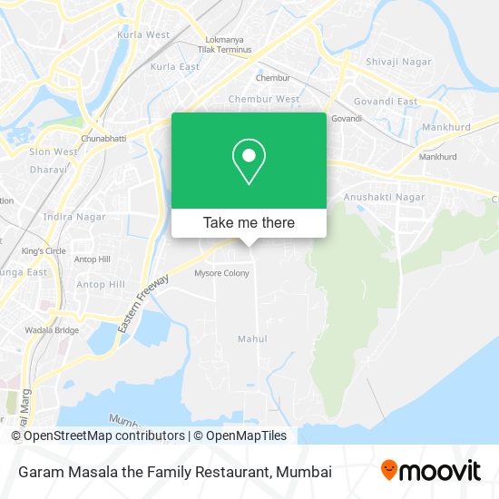 Garam Masala the Family Restaurant map