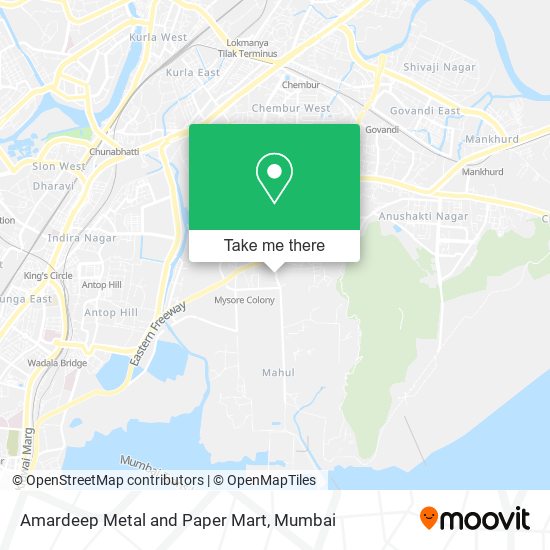 Amardeep Metal and Paper Mart map