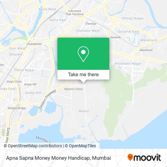 Apna Sapna Money Money Handicap map