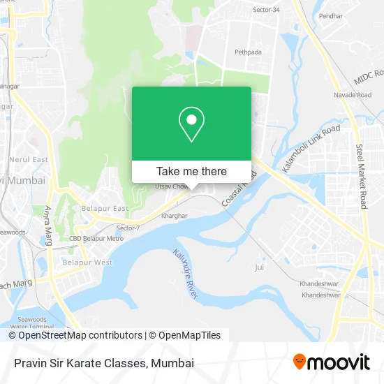 Pravin Sir Karate Classes map