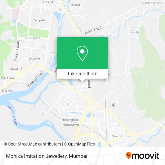 Monika Imitation Jewellery map