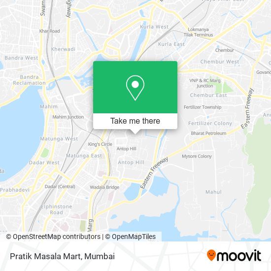 Pratik Masala Mart map