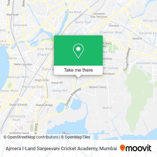 Ajmera I-Land Sanjeevani Cricket Academy map