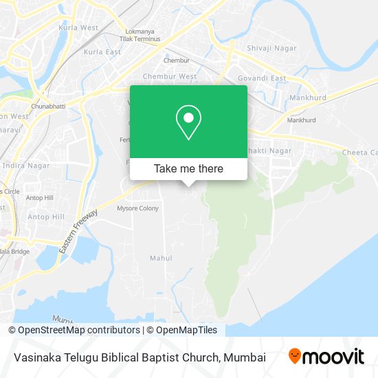 Vasinaka Telugu Biblical Baptist Church map