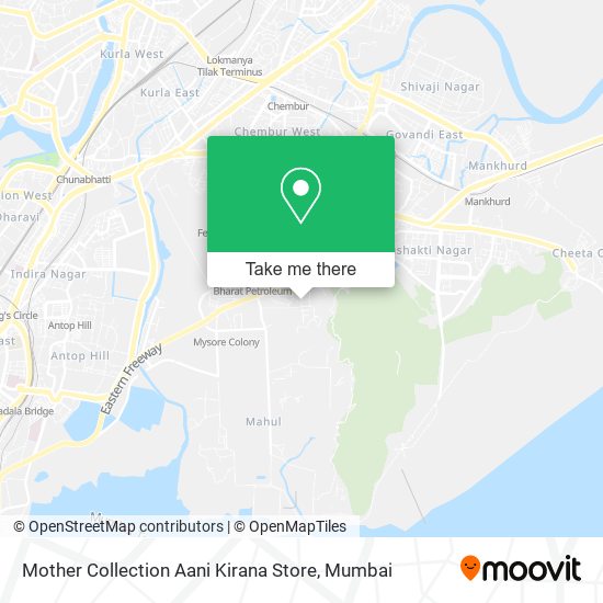 Mother Collection Aani Kirana Store map