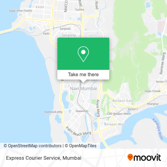 Express Courier Service map