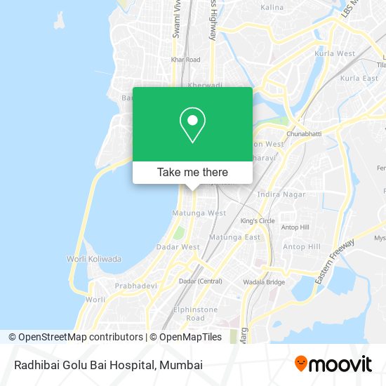 Radhibai Golu Bai Hospital map