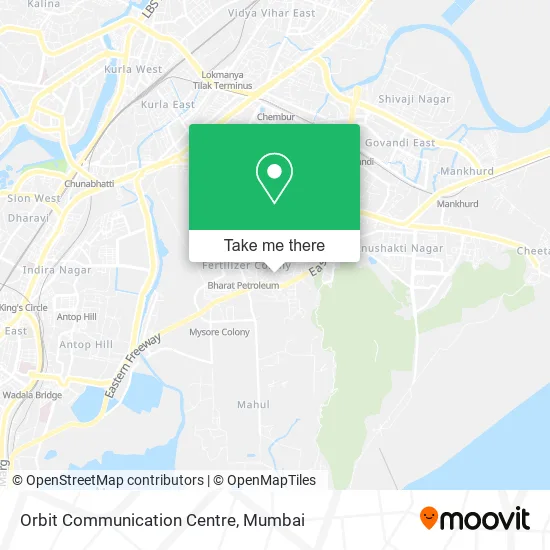 Orbit Communication Centre map