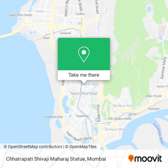 Chhatrapati Shivaji Maharaj Statue map