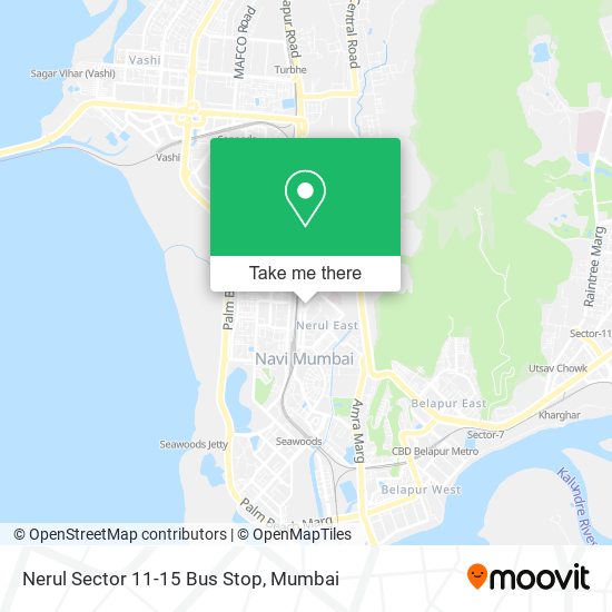 Nerul Sector 11-15 Bus Stop map