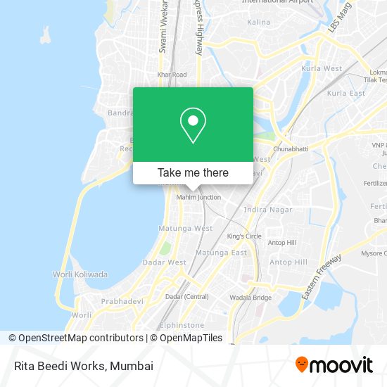 Rita Beedi Works map