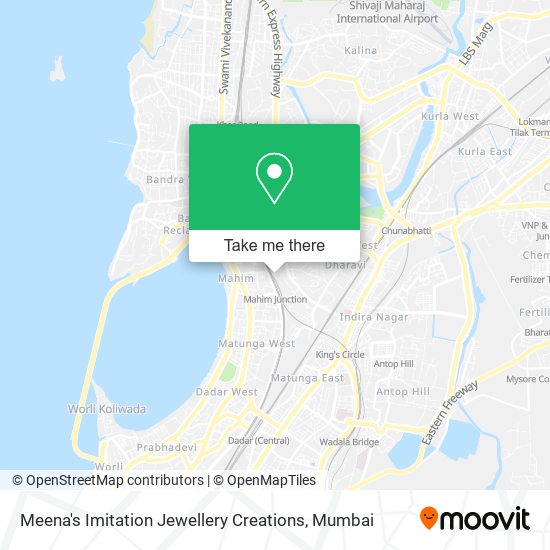 Meena's Imitation Jewellery Creations map