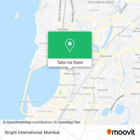 Bright International map