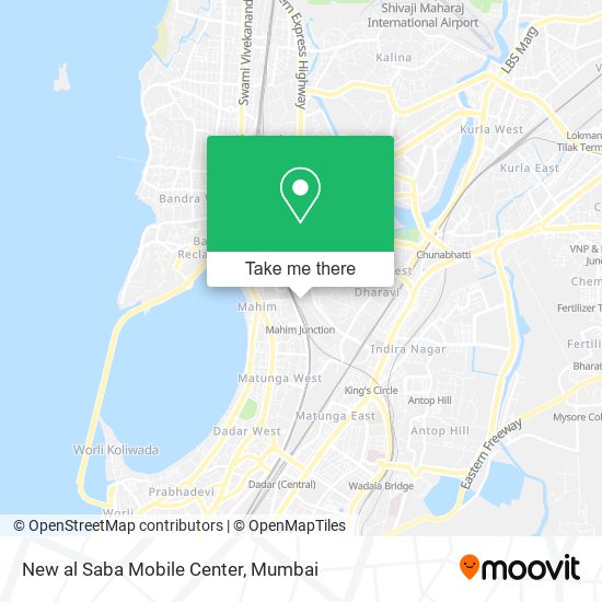 New al Saba Mobile Center map