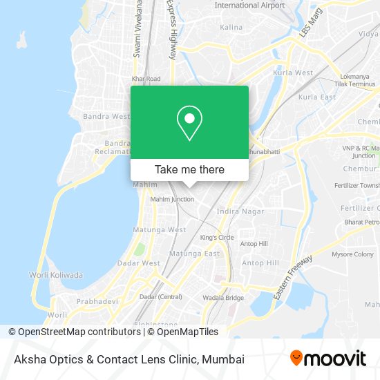 Aksha Optics & Contact Lens Clinic map