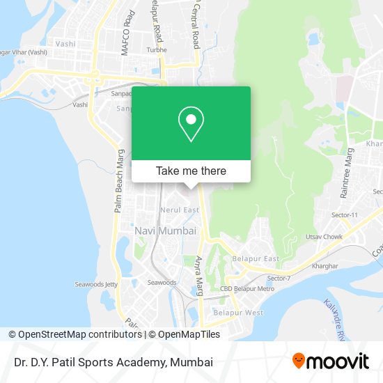 Dr. D.Y. Patil Sports Academy map