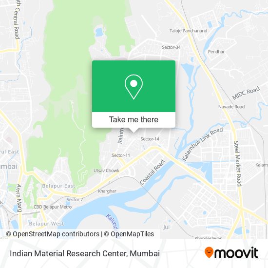 Indian Material Research Center map