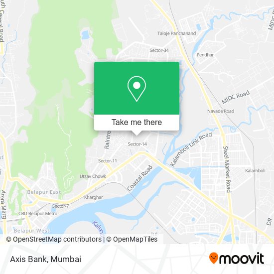 Axis Bank map