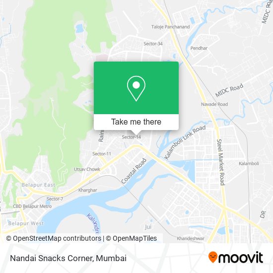 Nandai Snacks Corner map