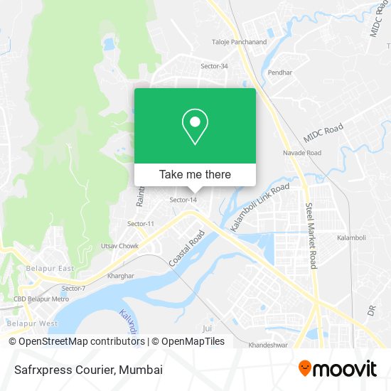 Safrxpress Courier map