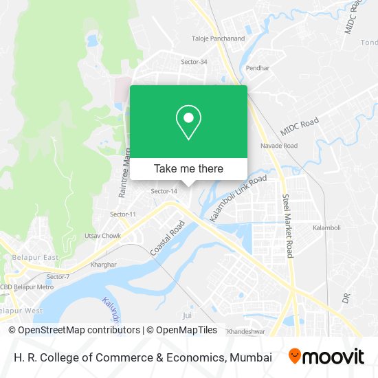 H. R. College of Commerce & Economics map