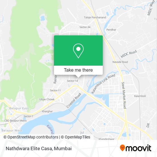 Nathdwara Elite Casa map