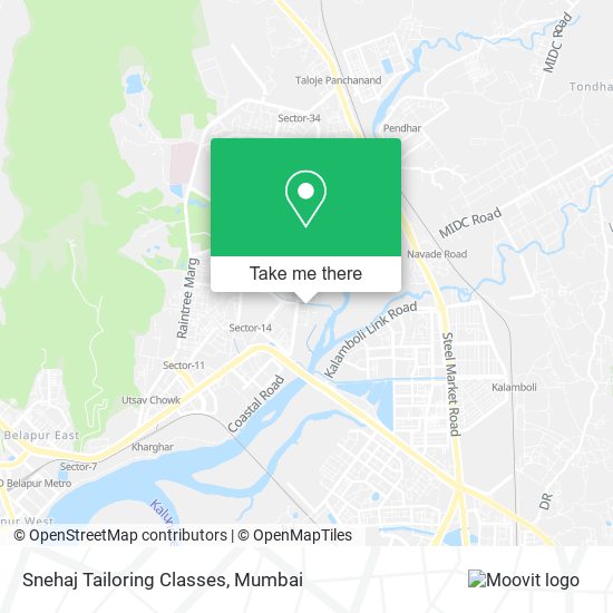 Snehaj Tailoring Classes map