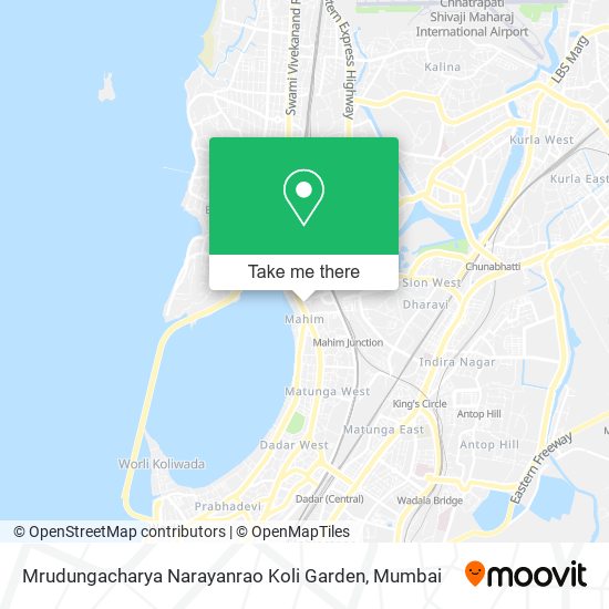 Mrudungacharya Narayanrao Koli Garden map