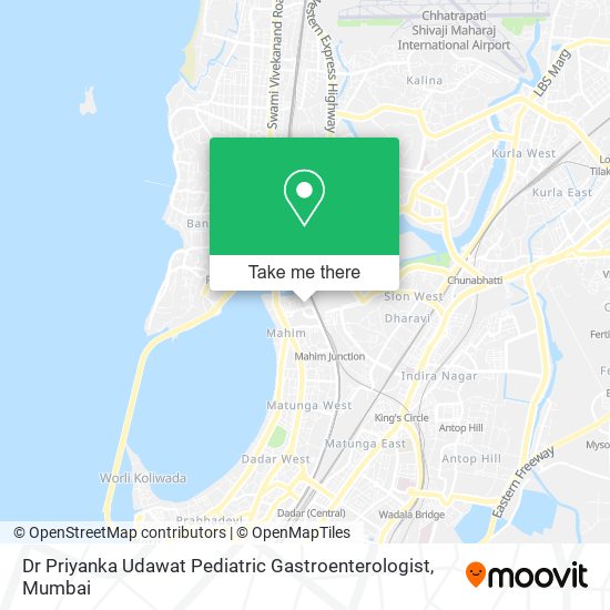 Dr Priyanka Udawat Pediatric Gastroenterologist map