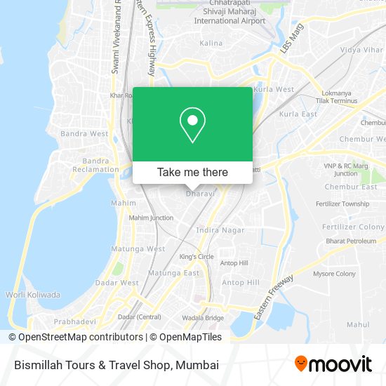 Bismillah Tours & Travel Shop map