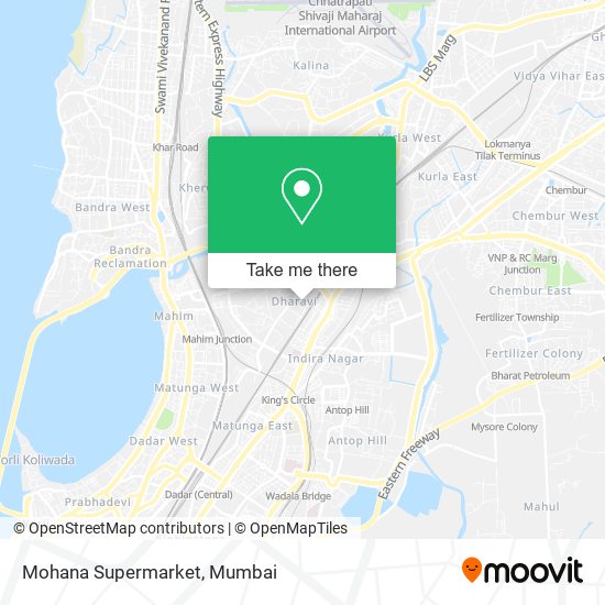 Mohana Supermarket map