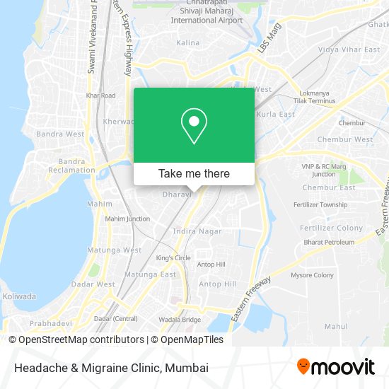 Headache & Migraine Clinic map