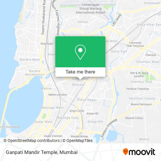 Ganpati Mandir Temple map