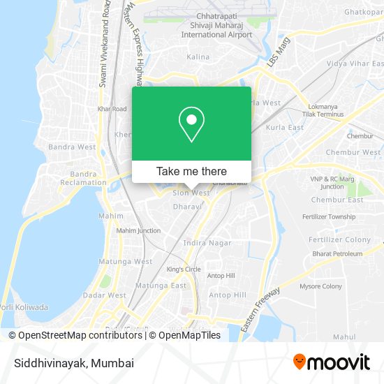 Siddhivinayak map