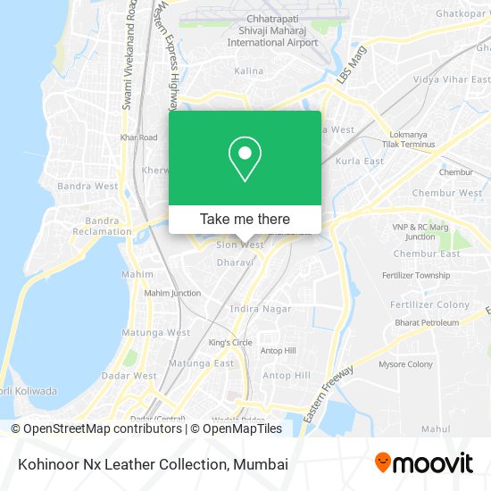 Kohinoor Nx Leather Collection map