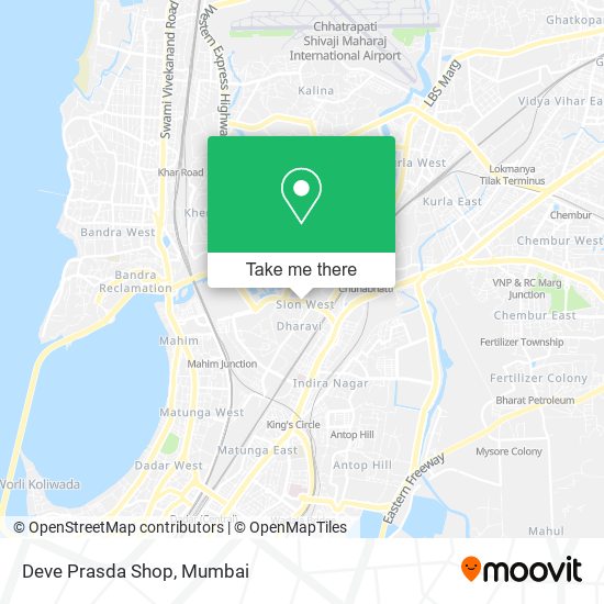 Deve Prasda Shop map