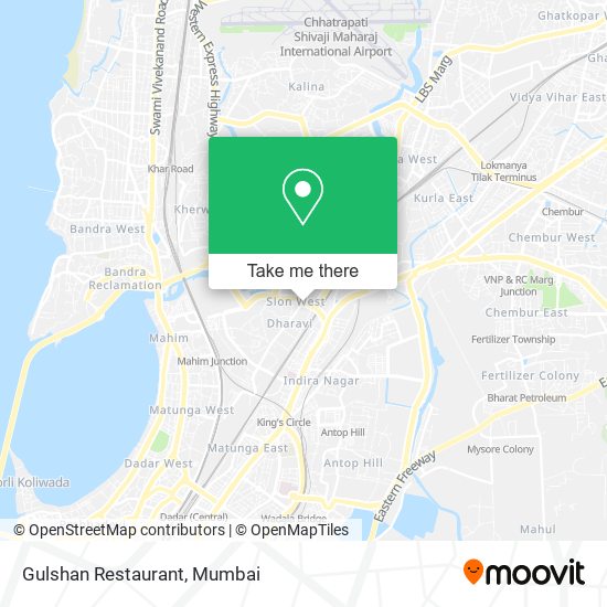 Gulshan Restaurant map