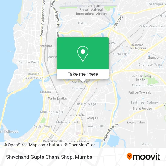 Shivchand Gupta Chana Shop map
