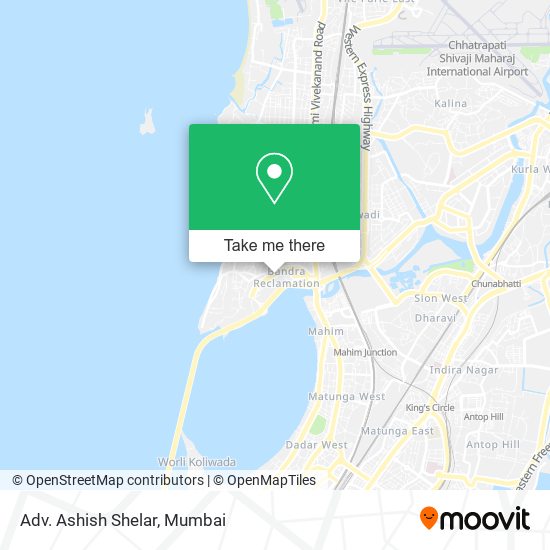 Adv. Ashish Shelar map