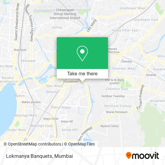 Lokmanya Banquets map