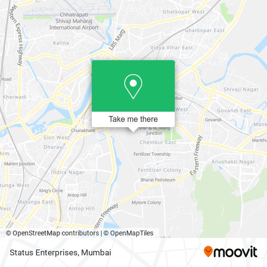 Status Enterprises map