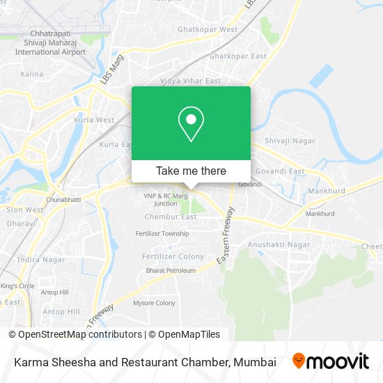 Karma Sheesha and Restaurant Chamber map