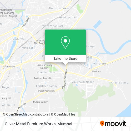 Oliver Metal Furniture Works map