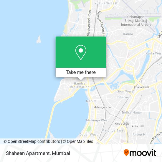 Shaheen Apartment map